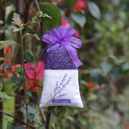 FOMIYES Lavender Sachets 30pcs Empty Gauze Bags