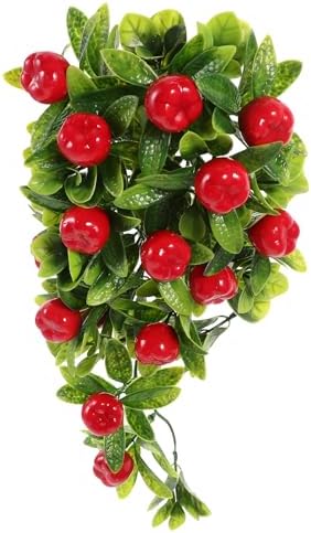 SEWACC Artificial Lemon Teardrop Wreath for Home Decor