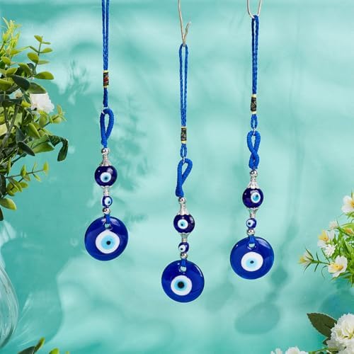 WEBEEDY 4 Piece Evil Eye Hanging Charm