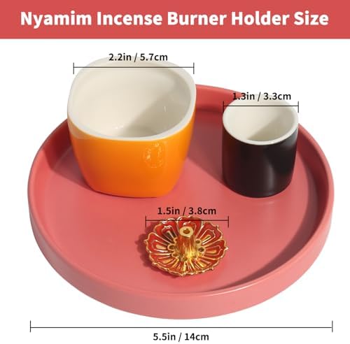 4 in 1 Ceramic Incense Holder for Yoga and Meditation