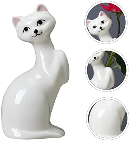 Mini Kitten Ceramic Flower Vase Home Decor