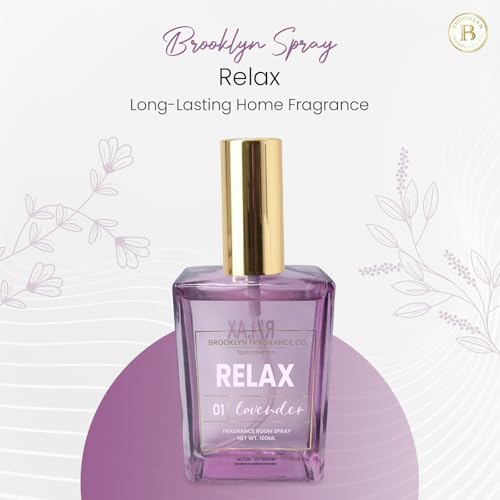 Brooklyn Fragrance Co Spa Room Spray - Long Lasting Lavender Aroma