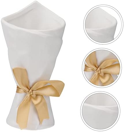 VINTORKY Decorative Mini Ceramic Vase for Home Office Desk Plant Holder