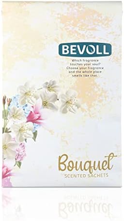 Bevoll Scented Sachets 12 Pack for Drawers Closets Cars Bathroom Wardrobe Gym Bags