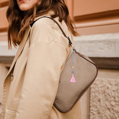 8 Pcs 8 Colors Evil Eye Car Mirror Hangings