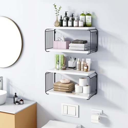 Modern Floating Nightstand Shelves for Bedroom and Living Room
