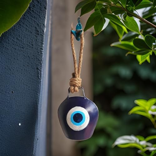 Evil Eye Bell Hanging for Home Protection and Decor