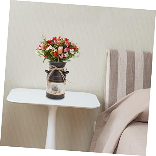 STOBAZA Vintage Style Iron Wall Decor Vase