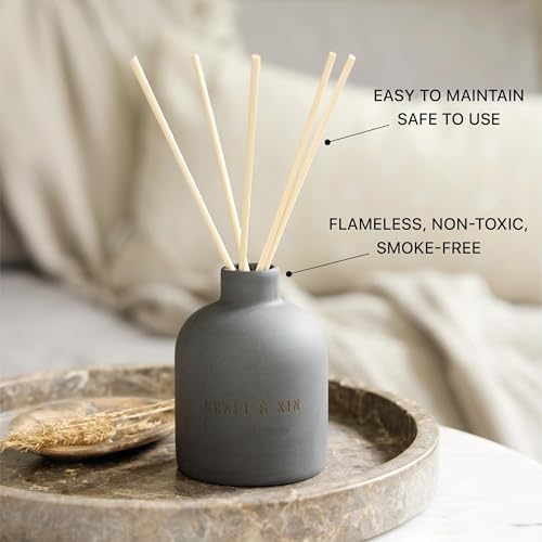 Craft Kin Reed Diffuser Set - Santal Woods 67oz Alcohol-Free Essential Oils