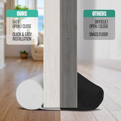 OSAMEDA Door Draft Stopper 36 Inch Grey