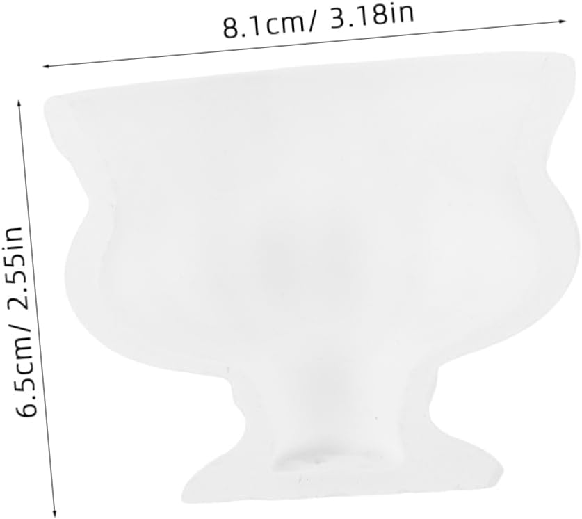 Vintage Half Vase Planter Decorative Flower Vase for Home Decor Retro Pitcher Wide Mouth Decor