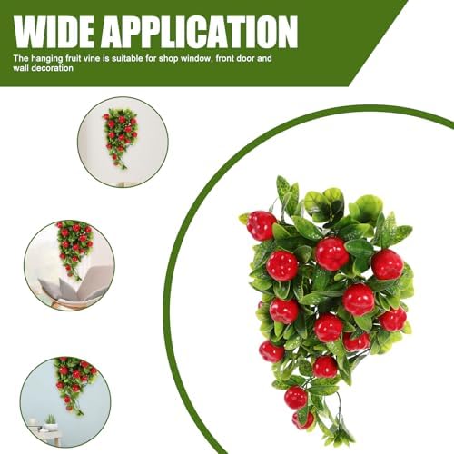 SEWACC Artificial Lemon Teardrop Wreath for Home Decor
