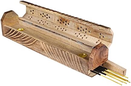 Light Pro Wooden Incense Holder 12 Inch Natural