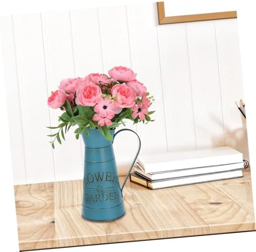 Retro Kettle Vase Flower Decor Ornament
