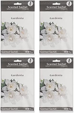 Hosley Gardenia Scented Sachets Set of 12