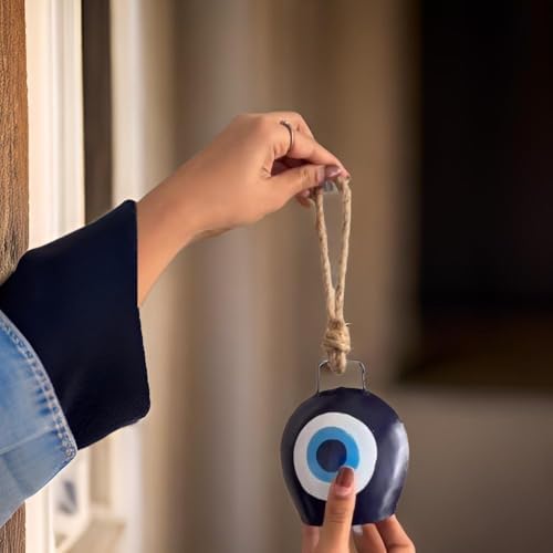 Evil Eye Bell Hanging for Home Protection and Decor