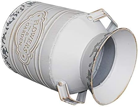 Soyizom Rustic Galvanized Tin Milk Can Decorative Vase - Small 79 Inch