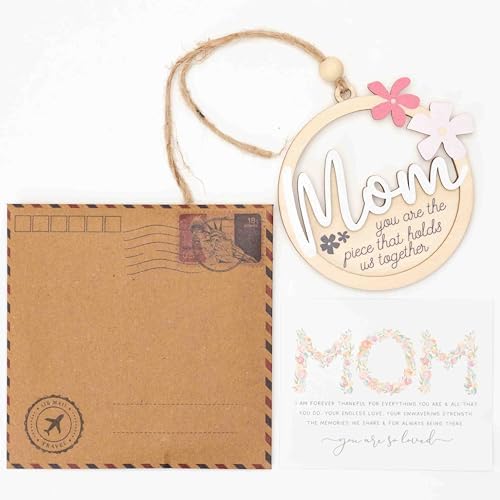 Mom You Are The Piece That Holds Us Together Wooden Ornament