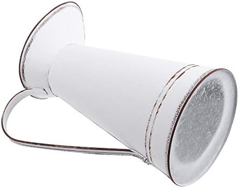 DOITOOL Vintage French Galvanized Vase for Home Decor