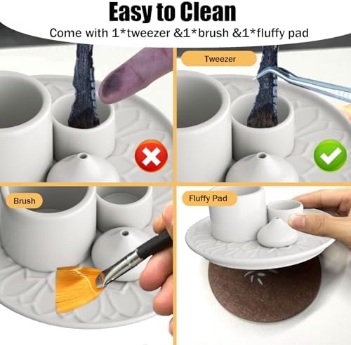 4 in 1 Palo Santo Incense Holder - Ceramic Ash Catcher Tray for Meditation Room - White