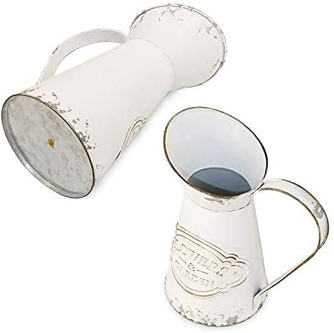 Soyizom Shabby Chic White Jug Vase 87H