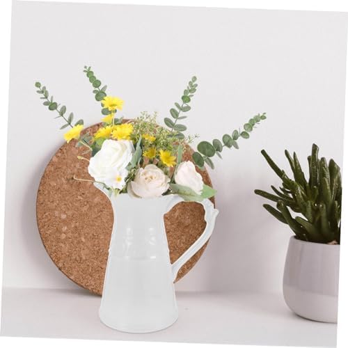 STOBAZA Artistic Ceramic Pitcher Vase for Home and Office
