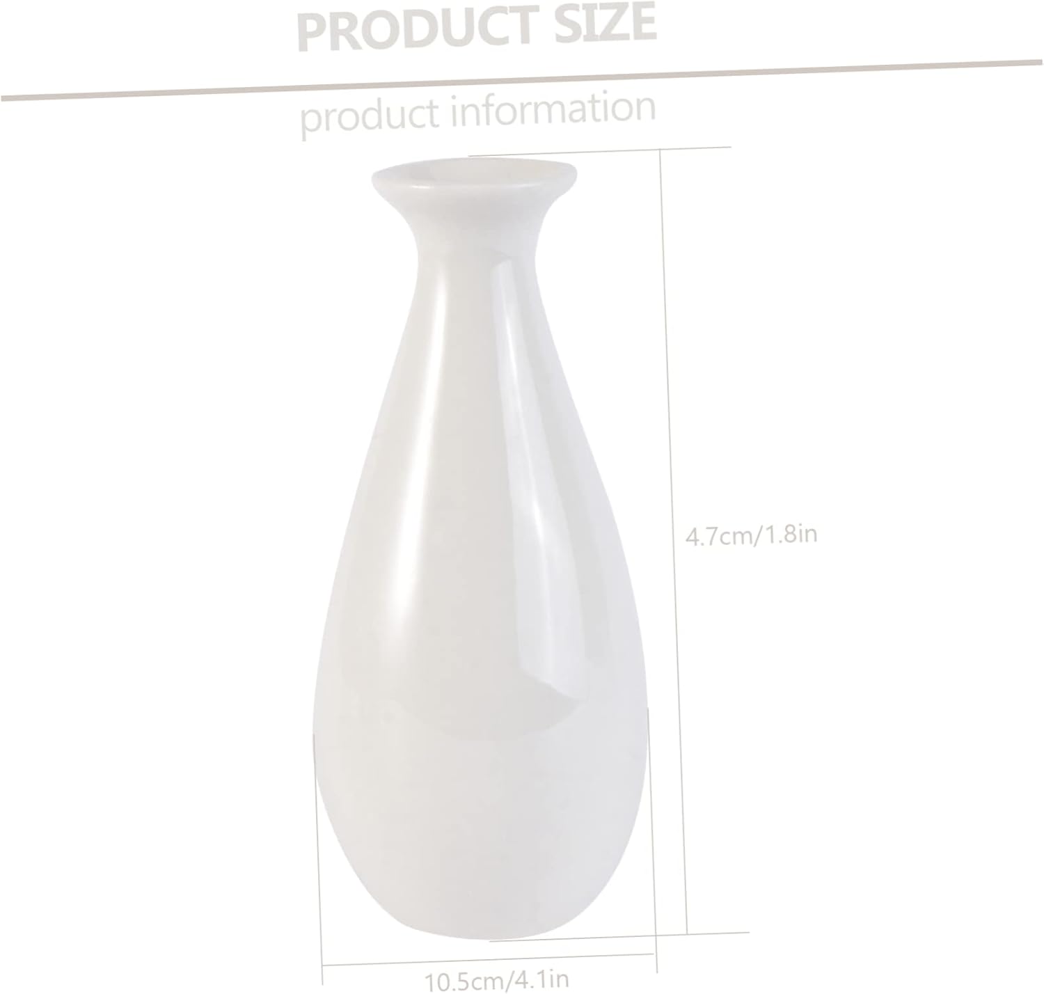 Cabilock Ceramic Vase Small Decorative Vase for Home