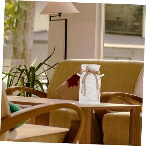 Vintage Milk Jug Flower Vase for Home Decor