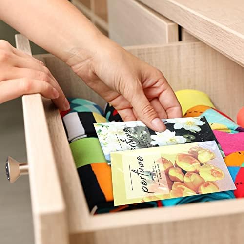 24 Pcs Hanging Closet Deodorizer Scented Sachets with Lavender Jasmine Waves Tulip