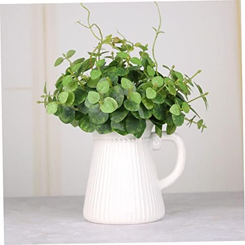 STOBAZA Elegant Ceramic Relief Milk Jug Vase
