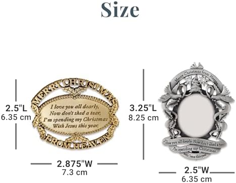 Personalized Christmas Ornament - Memorial Keepsake 2024 Pewter