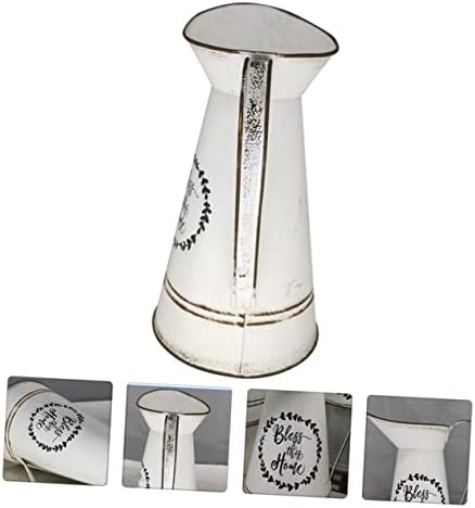 Creative Country Style Vintage White Floral Vase for Home Decor