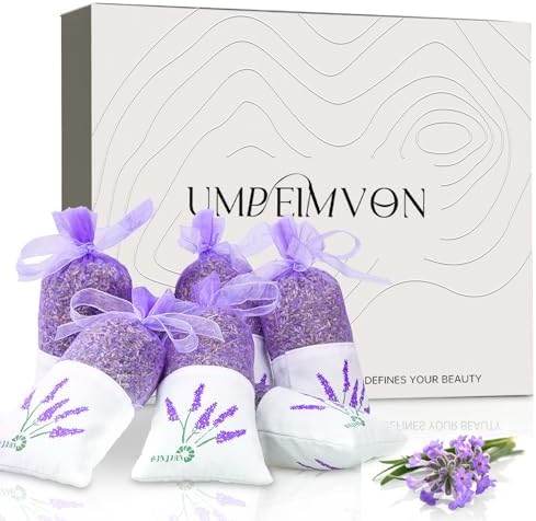 6-Pack Lavender Scent Sachet Bags for Home Use