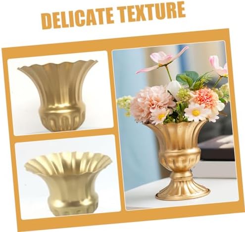 Vintage Iron Flower Vase Centerpiece for Home Table Wedding Decor