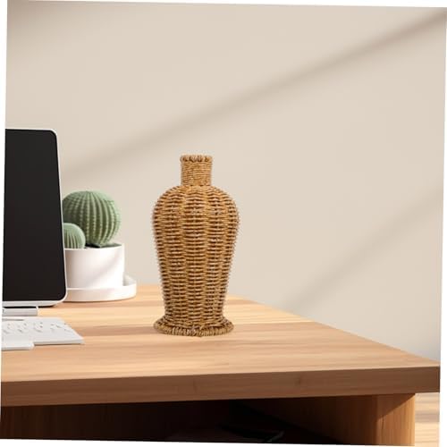 Modern Floral Vase Imitation Rattan Wedding Centerpiece