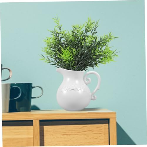 Retro European Ceramic Pitcher Flower Vase for Home and Office