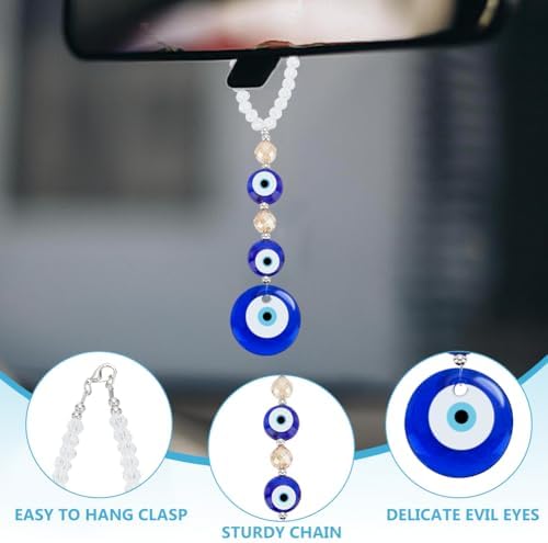 WEBEEDY 2 Style Evil Eye Car Hanging Ornament