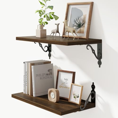 Fun Memories 16 Inch Deep Floating Shelves Set of 2