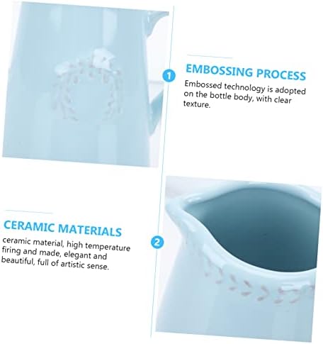 Elegant Blue Flower Vase for Home Decor