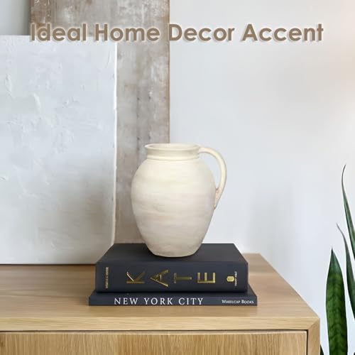 Ceramic Rustic Farmhouse Vase - 71 Inch Centerpiece Pitcher