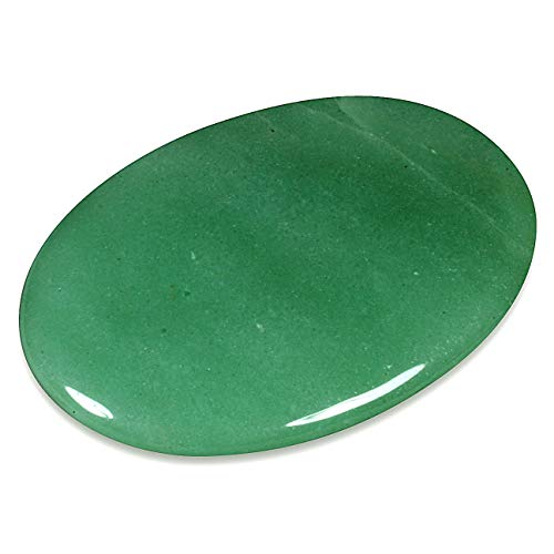 CrystalAge Green Aventurine Palm Stone 70x50mm