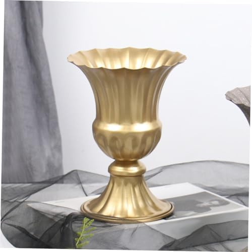 Vintage Iron Flower Vase Centerpiece for Home Table Wedding Decor