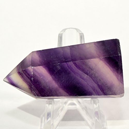 HQRP 50mm Deep Purple Pink Fluorite Crystal Wand
