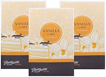 Vanilla Cake Scented Sachets Pack of 3 - Home Fragrance