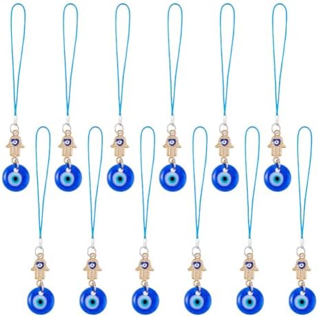 12 Pcs Evil Eye Car Mirror Hanging Ornaments