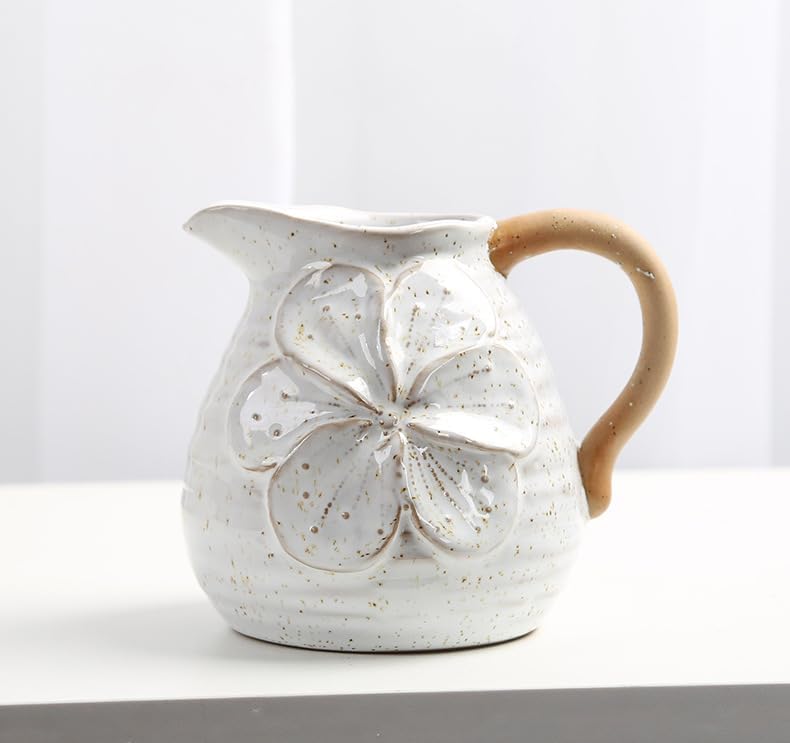 Rural Polka Dot Retro Milk Jug Vase