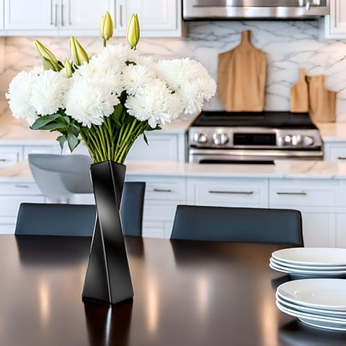 Geometric Ceramic Vase for Home Decor