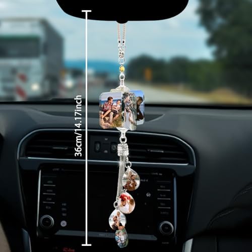 Personalized Photo Crystal Car Hanging Ornament