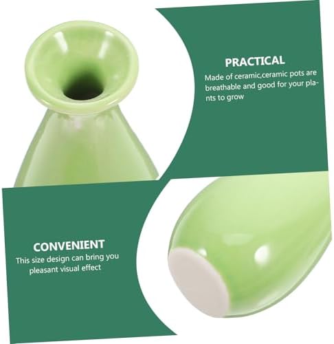 Small Ceramic Vase Bottle Decor for Home