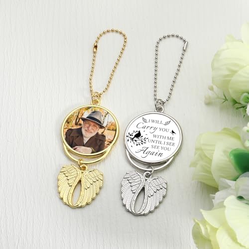 Personalized Car Hanging Ornament with Photo and Text
